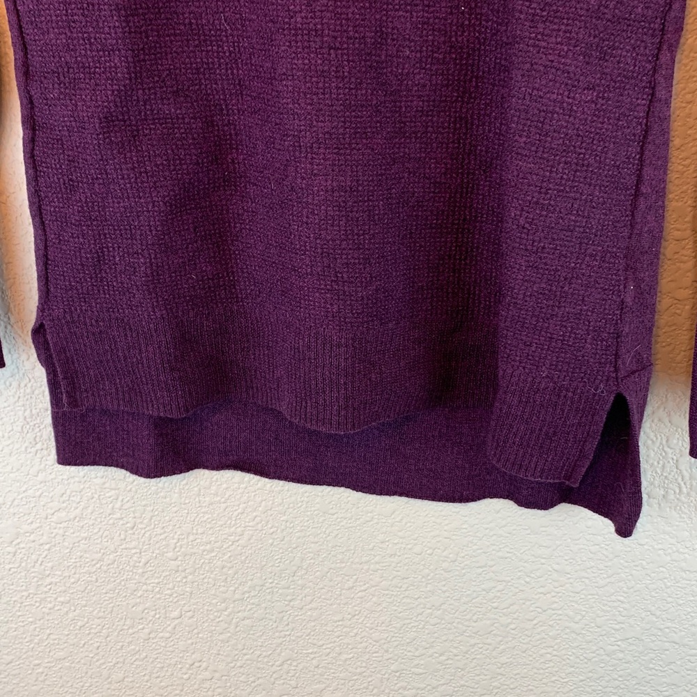 Tahari Merino Wool Sweater sz M crewneck texture fall preppy casual warm winter - Picture 5 of 7